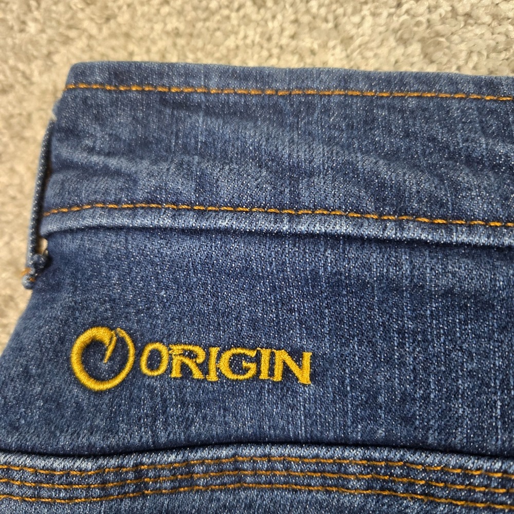 Origin Maine Jeans Men's 38x28 Blue Bootcut USA MADE distressed stretch - Picture 3 of 15
